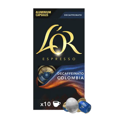 Pack 150 cápsulas L'Or Colombia Decaffeinato